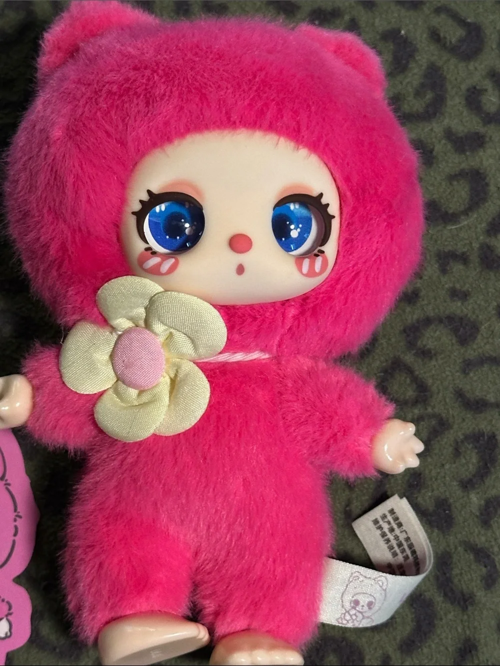 Liila’s Lucky Cat Strawberry Shortcake Kitty Cat Pendant